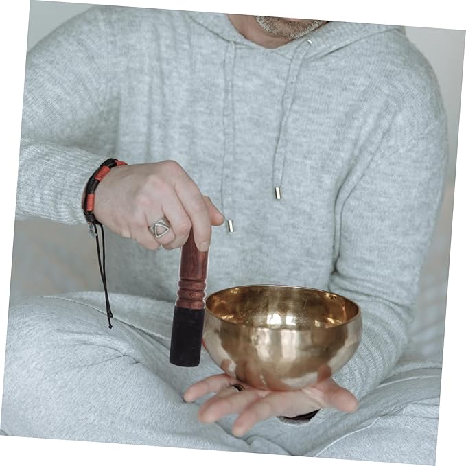 BESPORTBLE Sound Bowl Stick Handmade Mallet for Tibetan Singing Bowls Durable and Sturdy Striker for Meditation and Mindfulness Practices - Bloomnest