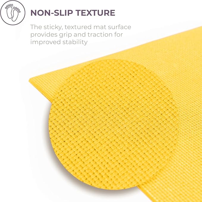 Sunshine Yoga Voyage Yoga Mat, 10 Pack, 72" x 24" Professional Studio and Gym Bulk Yoga Mats, 5mm Thick, Durable, Anti-Tear, Non Slip Fitness and Exercise Mats