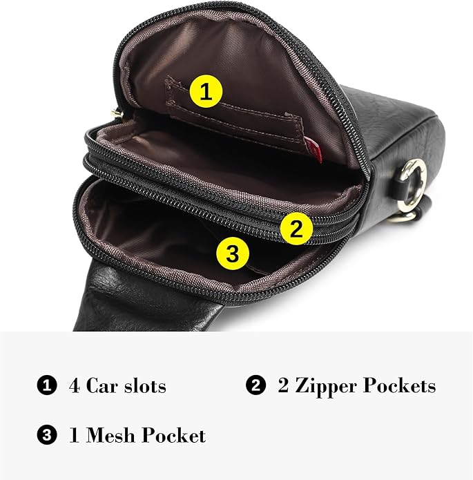 INICAT Small Sling Bag for Women Everyday & Travel Crossbody Bags Lightweight Cross Body Purses Vegan Leather - Bloomnest