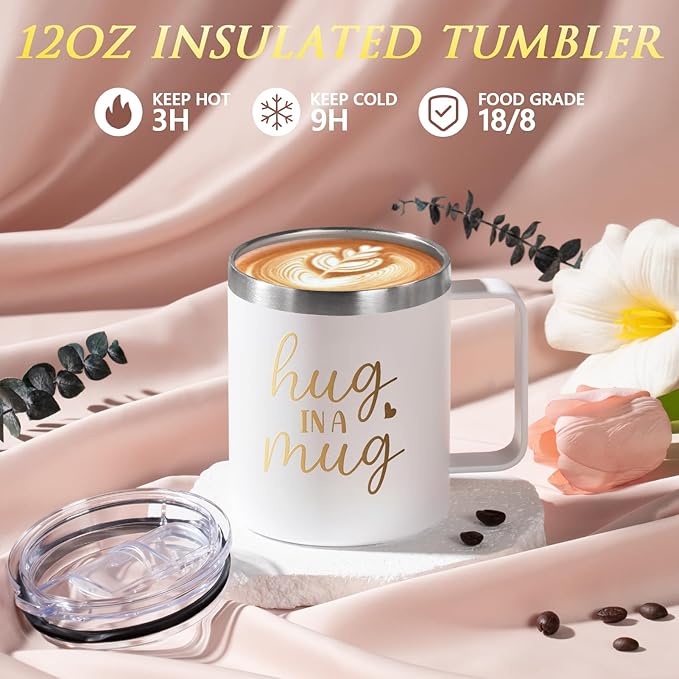 Birthday Gifts for Women Self Care Package, Get Well Soon Gift Baskets for Women Spa Gifts Set, Unique Thinking of You Inspirational Sympathy Valentines Day Gift Baskets for Her Wife Mom Friend Sister