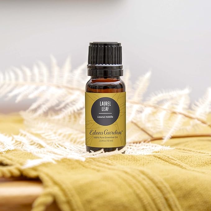 Edens Garden Laurel Leaf Essential Oil- 100% Pure Premium Grade, Undiluted, Natural, Therapeutic, Aromatherapy, The Best for Diffuser, Skin, Candle, Humidifiers 10 ml (.33 fl oz) EdensGarden