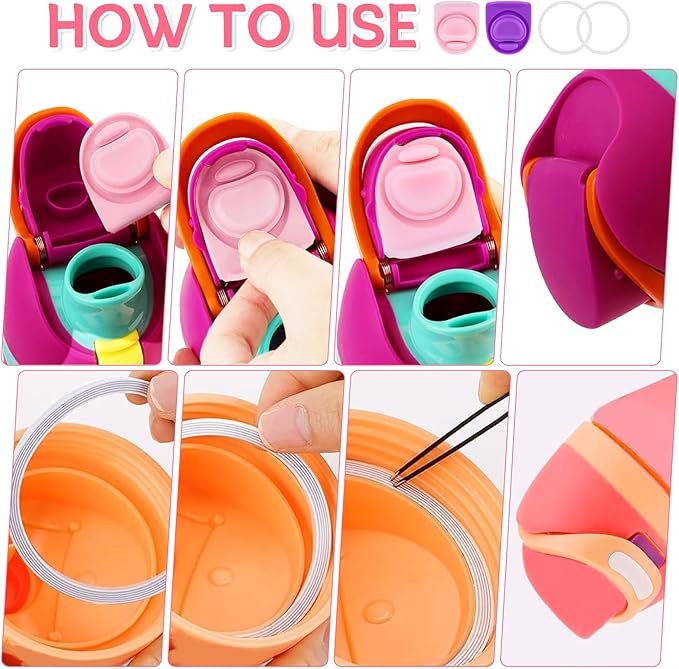2 Sets Replacement Stopper and O Ring Gasket Compatible with Owala FreeSip 24oz 32oz,Water Bottle Lid Insert Cap Rubber Seal Parts for Owala 16/19/24/32/40oz Mouthpiece Accessories FA1 Frokolla