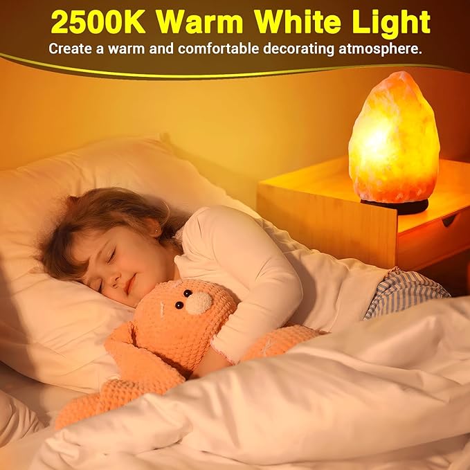 E12 T20 Salt Lamp Bulbs 15W 120V Original Salt Lamp E12 Base Replacement Himalayan Salt Lamps,Salt Lamps Baskets,Plug-in Wax Warmers,Night Lights (Pack of 2) - Bloomnest