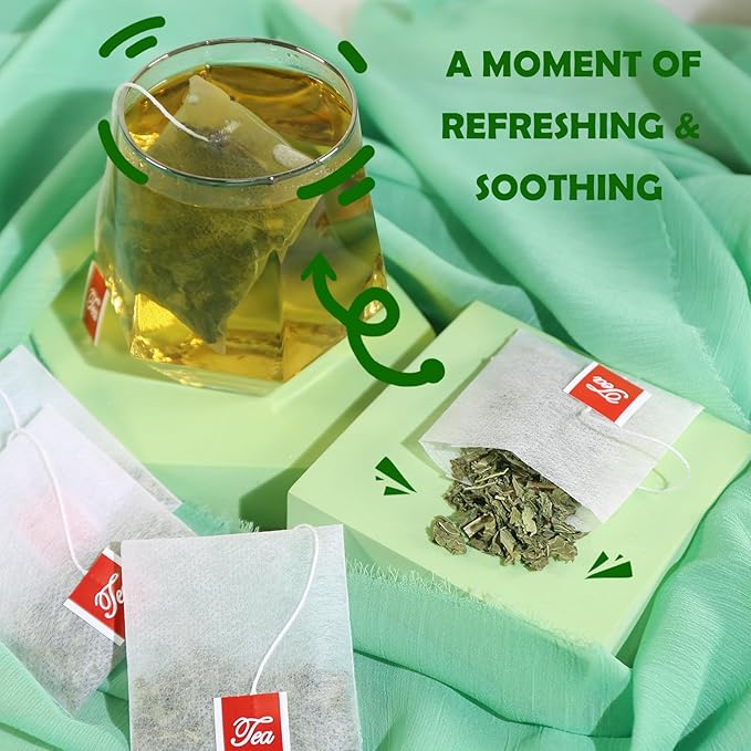 TEARELAE - Lemon Balm Tea Bag - 1.5g X 50 Count - Pure Natural Dried Lemon Balm Herb - Premium Lemon Balm Leaf for Calming and Digestion Support - Caffeine-free - Non-GMO - Bloomnest