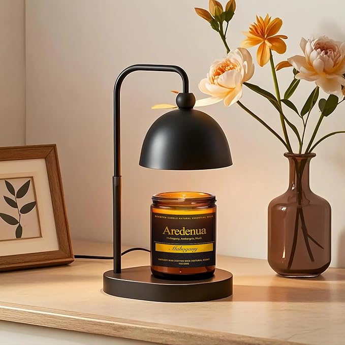Mahogany Candle – Soy Candle with Rich Wood & Warm Aroma, Long Lasting Scented Candle for Home, Office, Lounge, Cozy Relaxation, Gift for Men & Women - Bloomnest