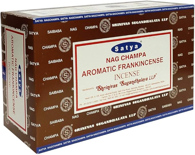 Aromatic Frankinsence Incense Sticks and Incense Stick Holder Bundle Insence Insense Satya - Bloomnest