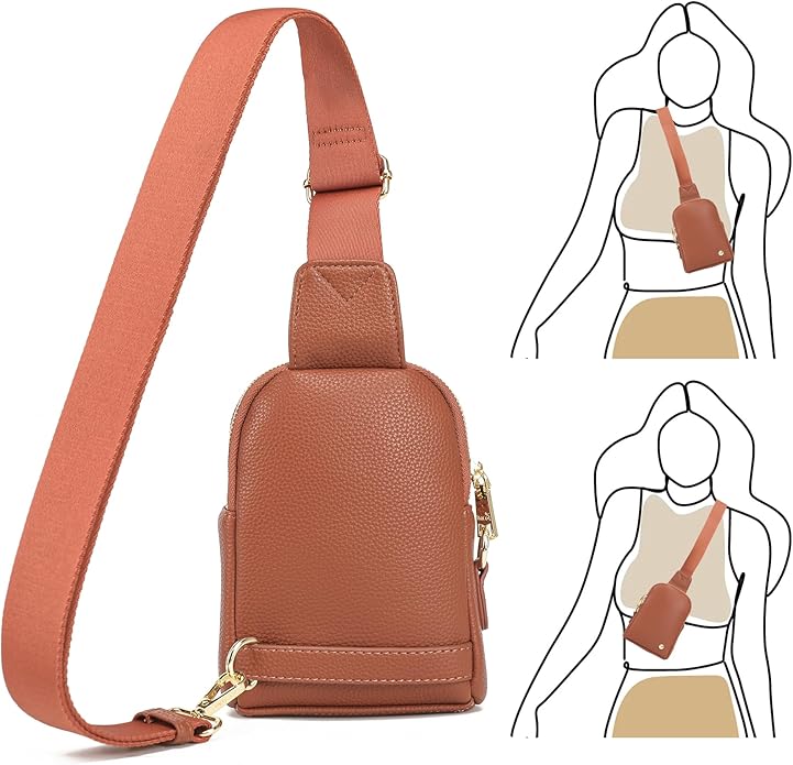 INICAT Small Sling Bag for Women Everyday & Travel Crossbody Bags Lightweight Cross Body Purses Vegan Leather - Bloomnest
