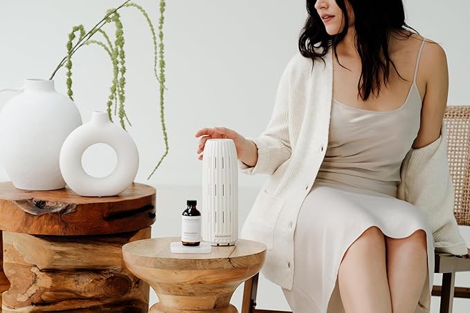 AromaTech The Beach House Aroma Essential Oil Blend: Luxury Hotel Inspired Aromatherapy with Bergamot, Coconut Milk & Sandalwood for Ultrasonic Diffusers & Nebulizers - 0.3 fl oz, 10 mL - Bloomnest