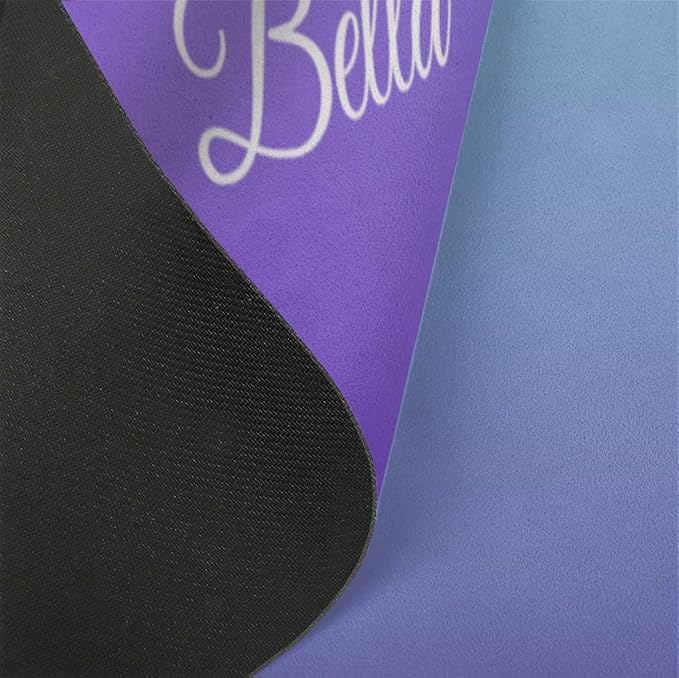 Custom Name Yoga Mat,Personalized Travel Yoga Exercise Mat,Non Slip,Perfect for Kids & Adults,Gradient Color E Series - Bloomnest