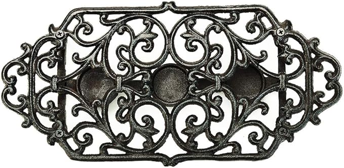 Sungmor Heavy Duty Cast Iron Teapot Dish Warmer Stable Holder for Tealight Stand | Tealight Warmer Decorative Stove for Villa Yard Balcony-Flower Shape - Bloomnest