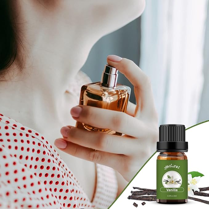 yethious Vanilla Essential Oil for Diffuser Organic Vanilla Lavender Essential Oil Set Lavender Oil 100% Pure Aromatherapy Oils - 2pcs X 10ml - Bloomnest