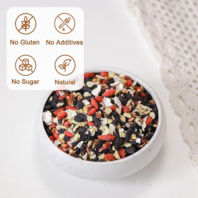 TEARELAE - Ginseng Six Treasure Tea - 10g x 25 Count - Traditional Chinese Herbal Tea for Health Support, 7 Precious Ingredients - Natural Herbal Blend for Daily Wellness - Caffeine-free - Bloomnest