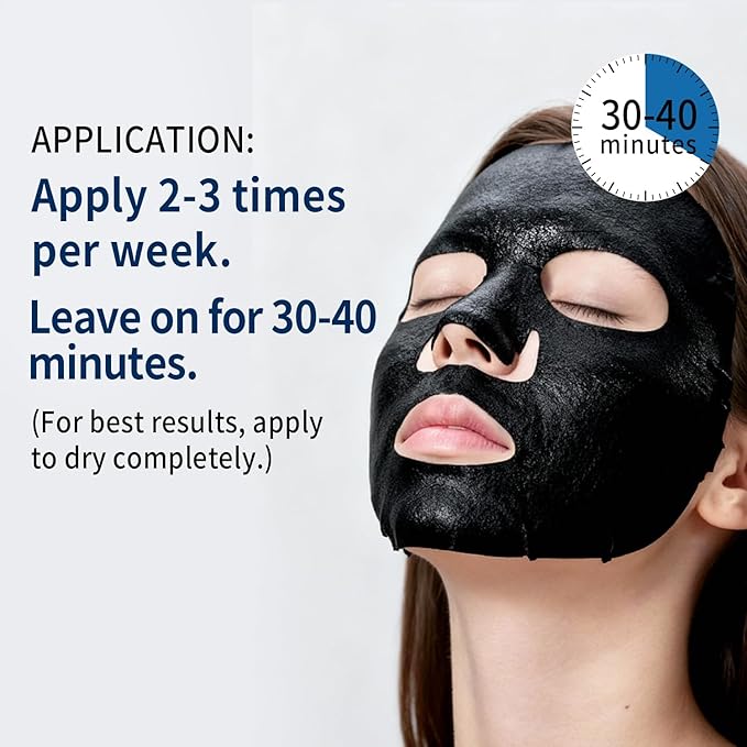 Soothing Face Sheet Mask (10 Sheets), Anti-Aging, Detoxifying & Moisturizing Face Mask for Sensitive Skin with Centella Asiatica, Vitamin B5, Glass Skin Face Mask for after Microneedling - Bloomnest