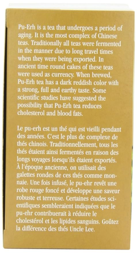 Imperial Organic Tea, Pu-Erh, 18 Tea Bags (Pack of 4) - Bloomnest