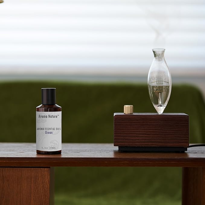 Aroma Diffuser Oil - Ocean - Aroma Fragrance Diffuser Oils, Aromatherapy Scents Neroli, Watermelon & Amber, Long-Lasting Air Fresheners, Enjoy Essential Oil Infused Atmosphere - 5.3 fl oz (150mL) - Bloomnest