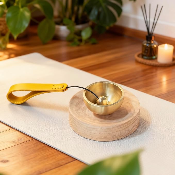 Mini Singing Bowl Set, Beautiful Sound for Meditation, Yoga, Energy Healing, Relaxation, Chakra Balancing& Stress Relief, Self- Regulation, hand beaten, Exquisite Sound Bowl (Heavy) - Bloomnest