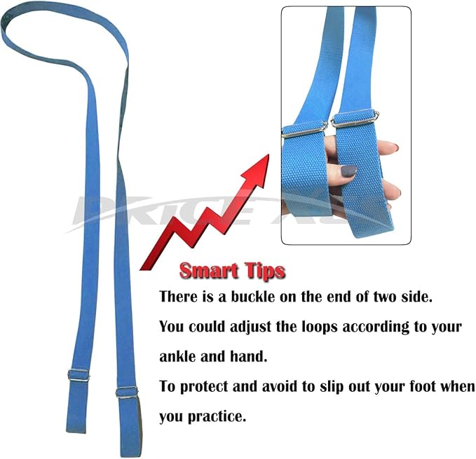 Adjustable Leg Stretcher Lengthen Ballet Stretch Band - Easy Install on Door Flexibility Stretching Leg Strap Great Cheer Dance Gymnastics Trainer Stretching Equipment Taekwondo Training - Bloomnest