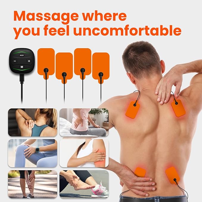 TENS/EMS (Foot Muscle Stimulator), Portable Foot Massager for Neuropathy - Soothing Comfort & Revitalization for Body and Feet - Bloomnest