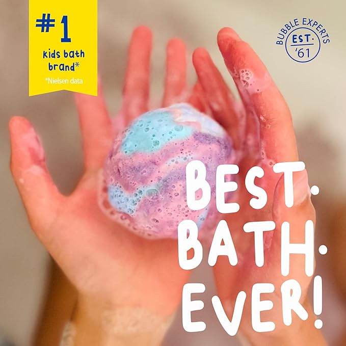 Mr. Bubble Galaxy Bath Bombs, Signature Bubble Gum Scent, Set of 8 Different Bath Bomb Planets - Bloomnest