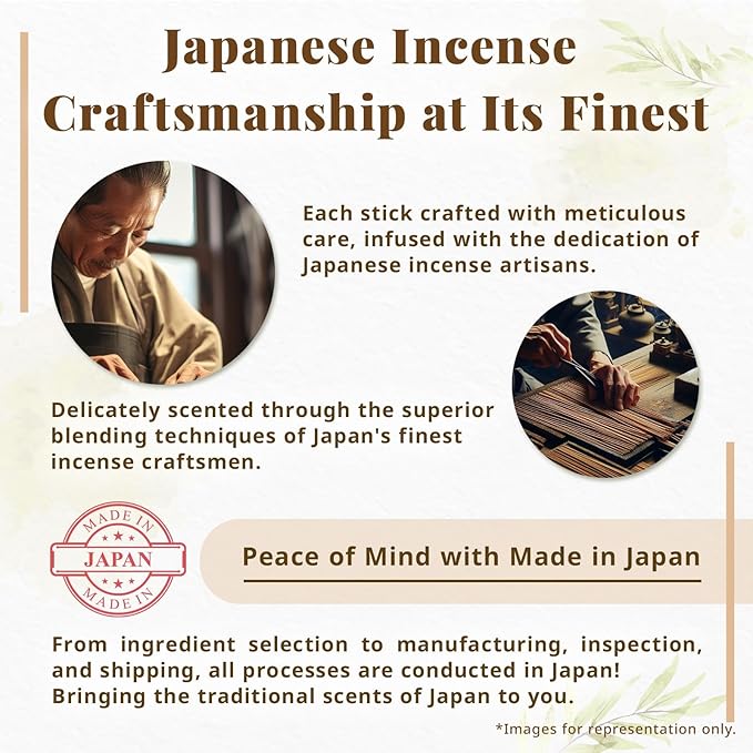 Hasegawa Hyakurakuko Premium Japanese Sandalwood Incense - Long Type, 40 Sticks with Aluminum Holder, 20-30 Min Burn Time, Made in Japan 線香 百楽香 (Vanilla) %E3%81%AF%E3%81%9B%E3%81%8C%E3%82%8F%EF%BC%88Hasegawa%EF%BC%89