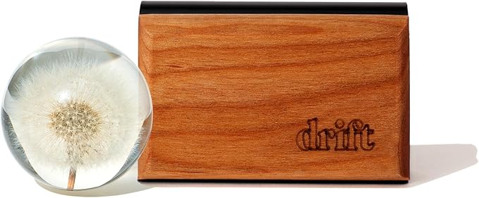 Drift Car Air Freshener - The Original Wood Air Freshener - Car Odor Eliminator - Long Lasting Scent - Auto Accessories - Metal Clip - Essential Oils - Clean Ingredients - Open Air Scent Starter Kit - Bloomnest