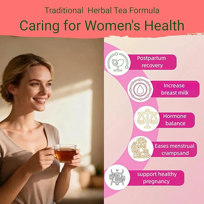 Organic Raspberry Leaf & Ginger Tea for Hormone Balance,Fertility & Pregnancy with Jujube - Caffeine-Free Traditional Herbal Tea for Breastfeeding,Postpartum,Lactation,PMS & PCOS Support - 20 Tea Bags - Bloomnest