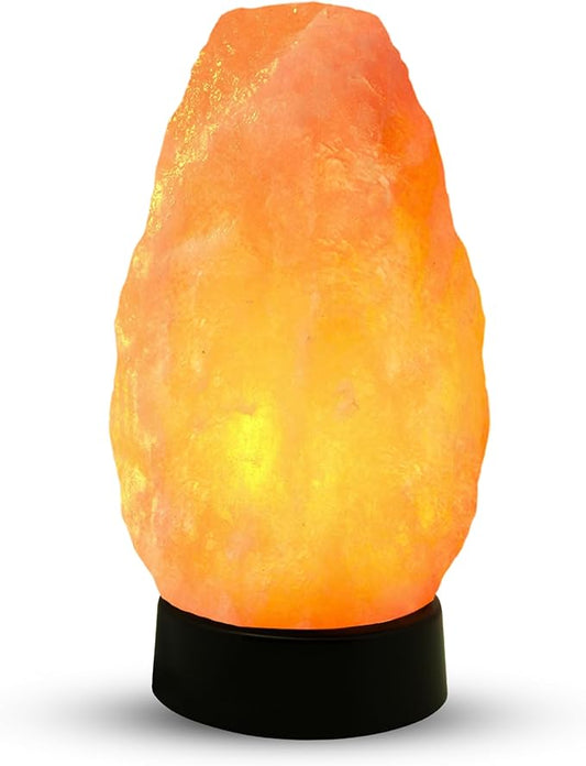Himalayan Salt Lamp Multicolor with USB & Plastic Base – Hand-Carved Himalayan Salt Lamp for Home, Office, and Dorm Decor | LED Multicolor Salt Lamp for Relaxation, Ambiance, and Air Purification - Bloomnest