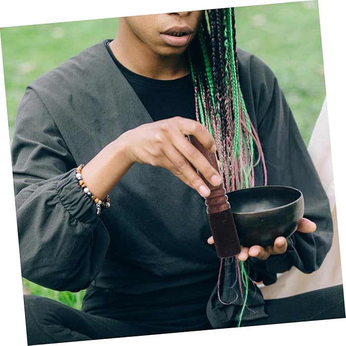BESPORTBLE Sound Bowl Stick Handmade Mallet for Tibetan Singing Bowls Durable and Sturdy Striker for Meditation and Mindfulness Practices - Bloomnest