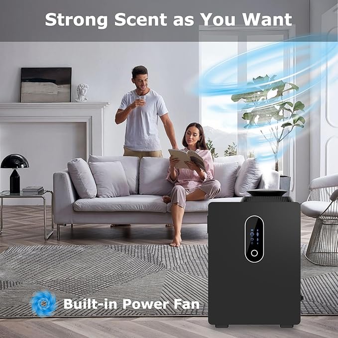 2025 Upgraded HVAC Scent Diffuser Machine, WiFi Control, Coverage 6000 Sq.Ft, Scent Air Machine for Home 1000ML, Waterless Cold Air Aromatherapy Essential Oil Hotel Scent Diffuser for Large Room - Bloomnest