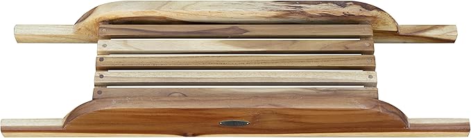 EcoDecors, 29 inch, Bath Tray for Tub, Bath Tub Tray Wood, Bathtub Table, Caddy for Bathtub in Natural Teak - Bloomnest