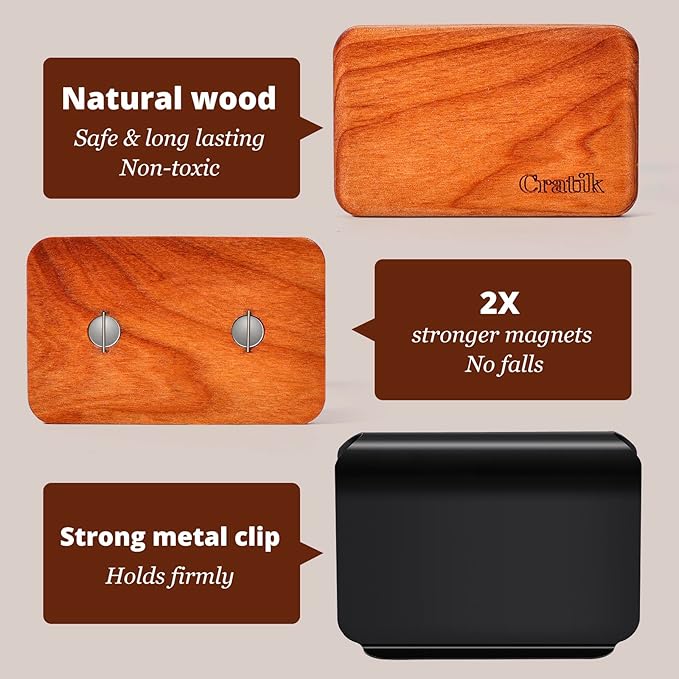 Car Air Freshener - Wood Air Freshener - Car Odor Eliminator for Visor Clip-Variety Scent Refill, Vehicle Scent Diffuser for Cabin, Truck & SUV - Pack of 3 (Teak-Amber-Cabana)-CLIP INCLUDED - Bloomnest