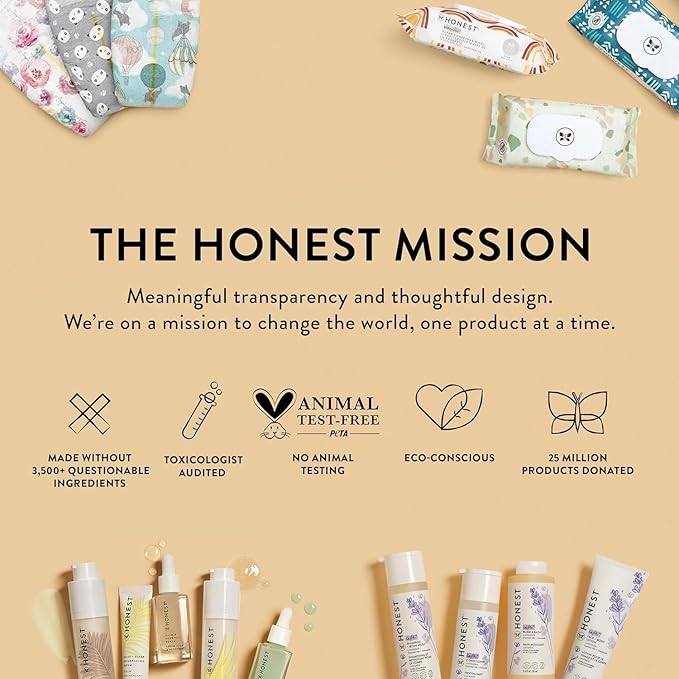 The Honest Company Foaming Bubble Bath Gentle for Baby Naturally Derived Tear-free Hypoallergenic Citrus Vanilla Refresh 12 fl oz - Bloomnest