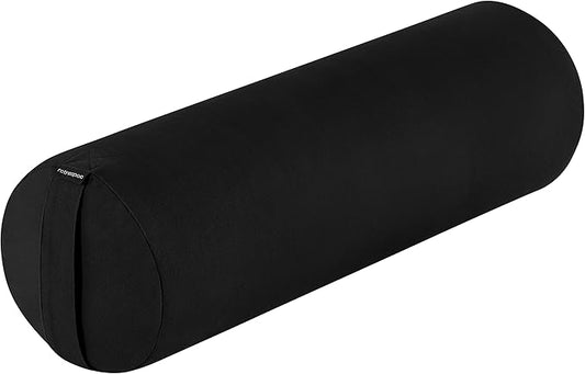 Retrospec Retrospec Sequoia Yoga Bolster Pillow - Meditation Cushion for Yoga Practices - Includes Machine Washable 100% Cotton Cover & Durable Carry Handle - Bloomnest