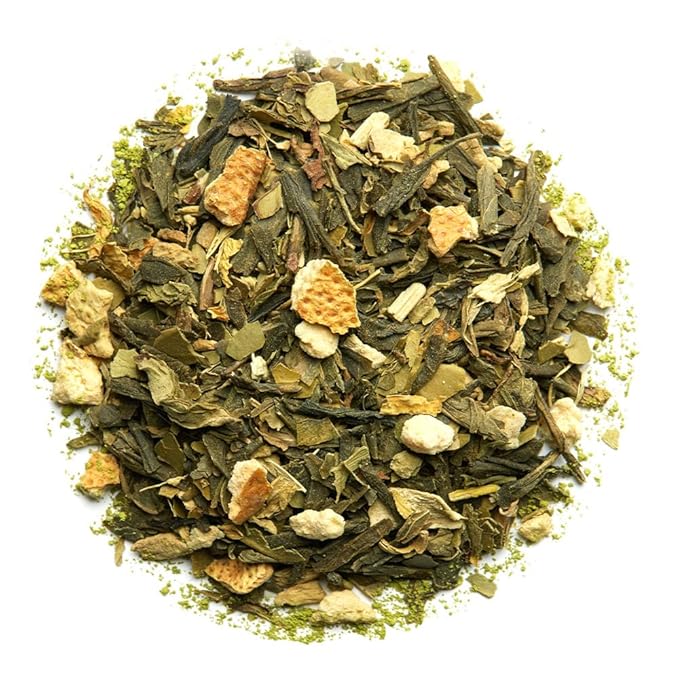 Palais des Thés - Sunrise Wake Up - Green Tea, Mate & Grapefruit - Premium Tea Bags, Serves 20 Cups - Bloomnest