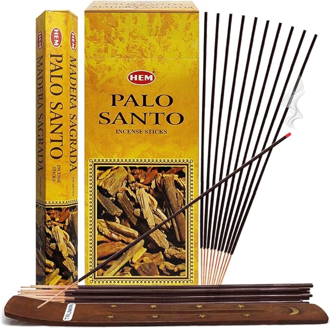Palo Santo Incense Sticks and Incense Stick Holder Bundle Insence Insense Hem Incense Sticks TRUMIRI