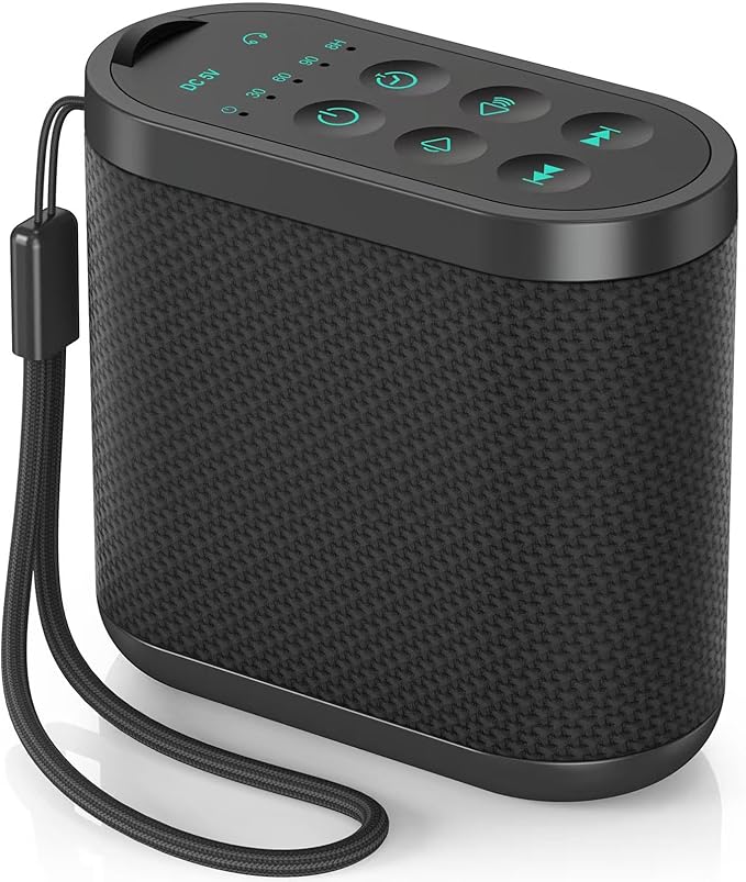 Portable White Noise Sound Machine for Adults, Baby - Brown/Pink/White Noise Machine：Rechargeable Battery, Headphone Jack, 21 Sounds, Nonstop Play & Sleep Timer, Memory Function, Home, Office,Travel