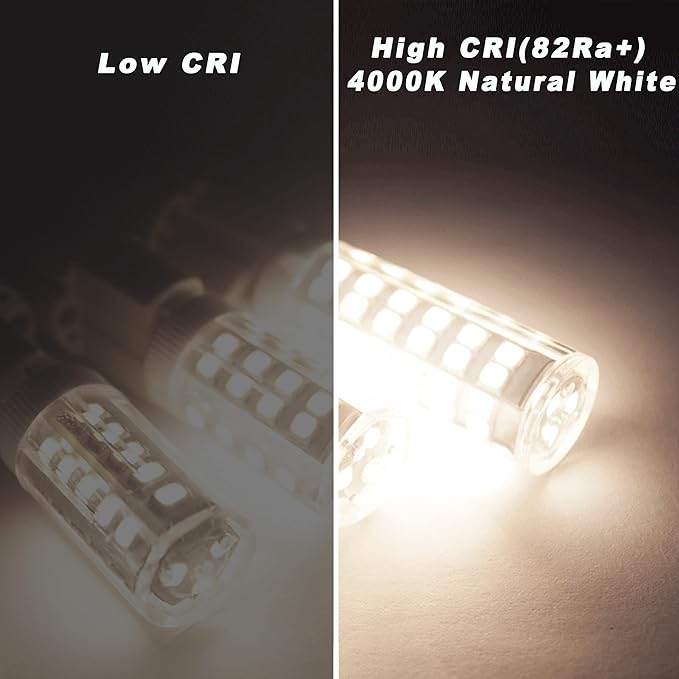 ALIDE E12 60W 4000k C7 Led Candelabra Light Bulbs Replacement, Small Base E12 6W LED Bulbs T6 Natural White 110V 120V for Ceiling Fan Chandelier Lighting,550lm,Non-dimmable 10Pack - Bloomnest