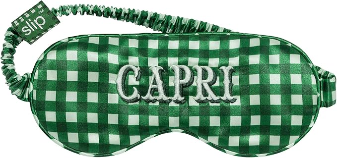 slip Pure Silk Sleep Mask - 100% Pure 22 Momme Mulberry Silk Eye Mask - Comfortable Sleeping Mask with Elastic Band, Capri, Amazon Exclusive - Bloomnest