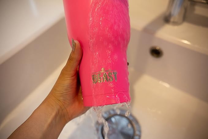 Beast 40 oz Tumbler Stainless Steel Vacuum Insulated Coffee Ice Cup Double Wall Travel Flask (Cupcake Pink) - Bloomnest