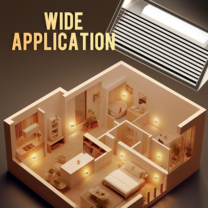 DORESshop LED Night Lights Plug into Wall [2 Pack], Plug in Nightlight, 3 Level Brightness Adjustable Night Light, Dusk to Dawn Sensor, Nightlights for Adults, Bedroom, Bathroom, Hallway, Silver Cover - Bloomnest