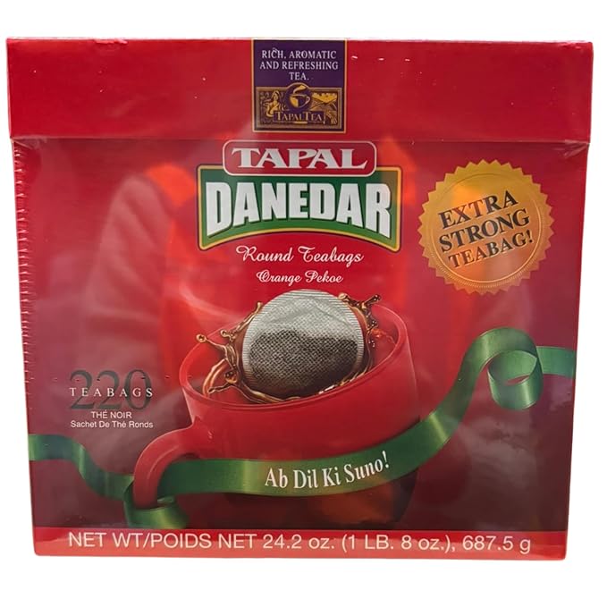Tapal Danedar 2 Cup Round Tea Bags 220ct, (687.5g) - Bloomnest