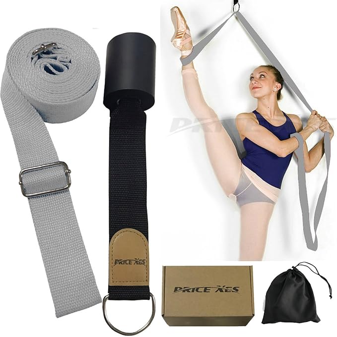 Adjustable Leg Stretcher Lengthen Ballet Stretch Band - Easy Install on Door Flexibility Stretching Leg Strap Great Cheer Dance Gymnastics Trainer Stretching Equipment Taekwondo Training - Bloomnest