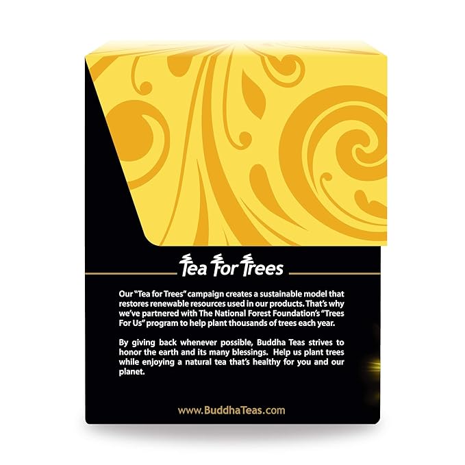 Buddha Teas Organic Zen Cleanse Blend - OU Kosher, USDA Organic, CCOF, 18 Bleach-Free Tea Bag - Bloomnest