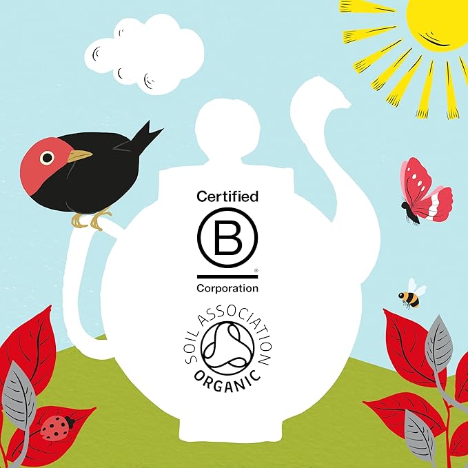 Clipper Tea, English Breakfast Assam Blend, Fairtrade, Organic, Plant-Based, Caffeinated British Tea, 4 Pack, 320 Unbleached Tea Bags - Bloomnest
