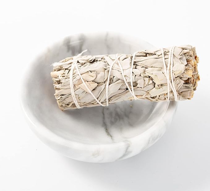 Incense Holder, Natural Marble Incense Holder for Sticks with 9 Incense Holes, Handmade Incense Stick Burner Ideal for Smudging, Decoration - Bloomnest