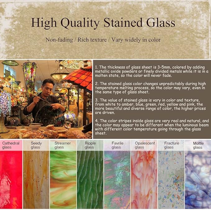 Bieye L10703 Dragonfly Tiffany Style Stained Glass Floor Lamp with 16 Inch Wide Complex Design Lampshade and Metal Base, Orange Blue, 65 Inch Tall