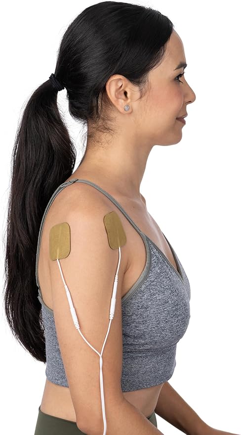 Discount TENS Brand Deluxe Refresh & Upgrade Pack Compatible with TENS 7000 – Includes 28 Premium Self-Adhesive Electrode Pads, Lead Wires, Port Doublers & Accessories Discount+TENS