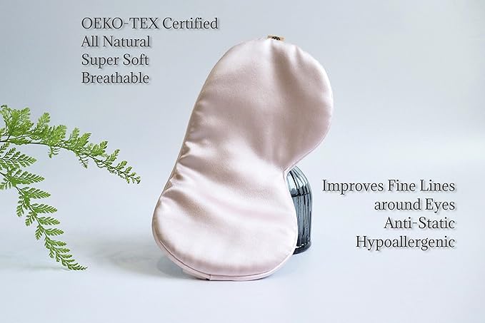 Silk Eye Mask for Sleeping (Rose Water) - Bloomnest