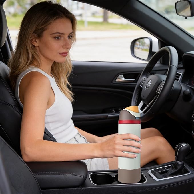 2PCS Silicone Water Bottle Boot, Compatible with Owala 24oz 32oz 40oz, Protective Anti-Scratch & Anti-Dent No Noise Sleeve Cover for FreeSip/Twist/Flip Water Bottles (Boneyard, 40oz) BKBY