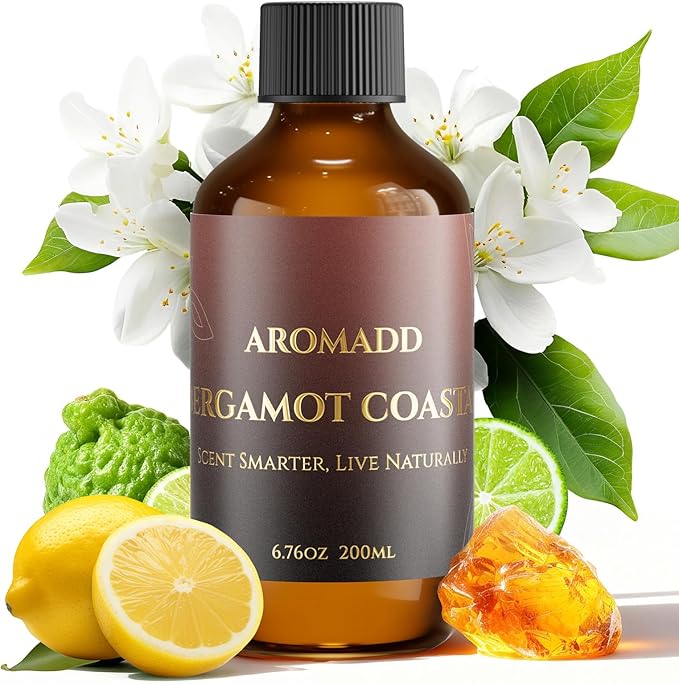 Hotel Collection Diffuser Oil Bergamot Coastal – Inspired by Luxury Hotel Scent for Waterless & Cold Air Diffusers – 6.76 Fl Oz (200ml) Long-Lasting Home Fragrance for Living Room & Bedroom - Bloomnest